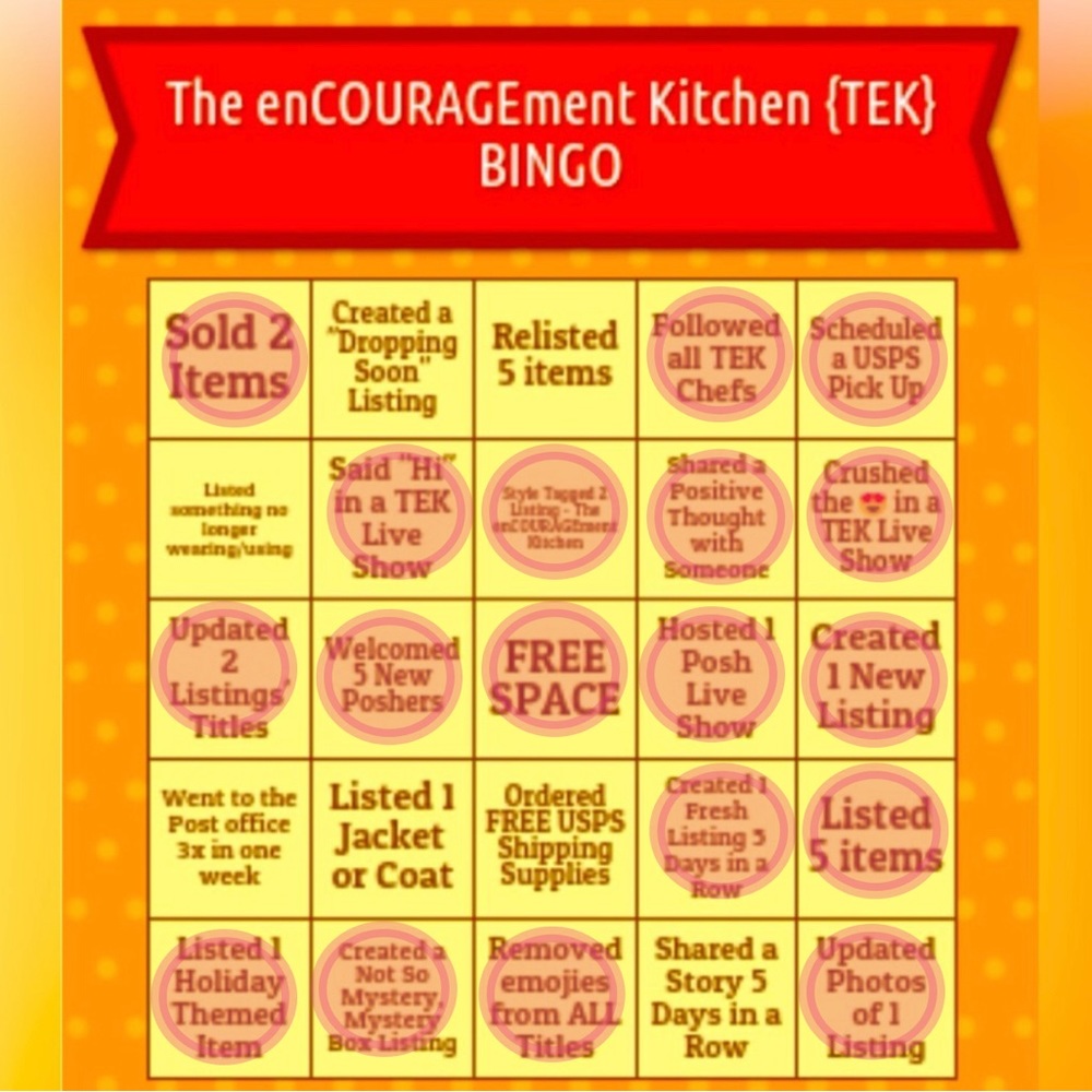 BINGO NIGHT ~ The EnCOURAGEment Kitchen Style!